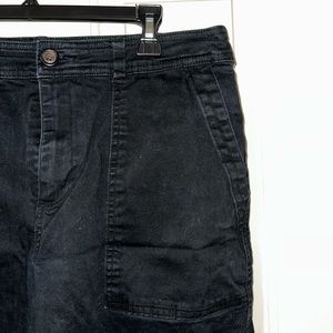 Black wide leg pants
